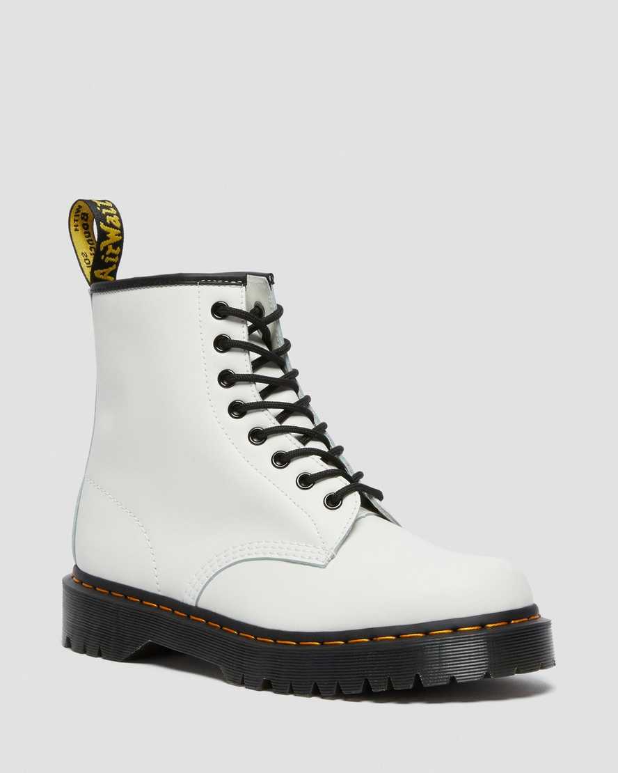 Dr. Martens 1460 Bex Smooth Lær Ankelstøvletter Herre Hvite [3894FGDHU]